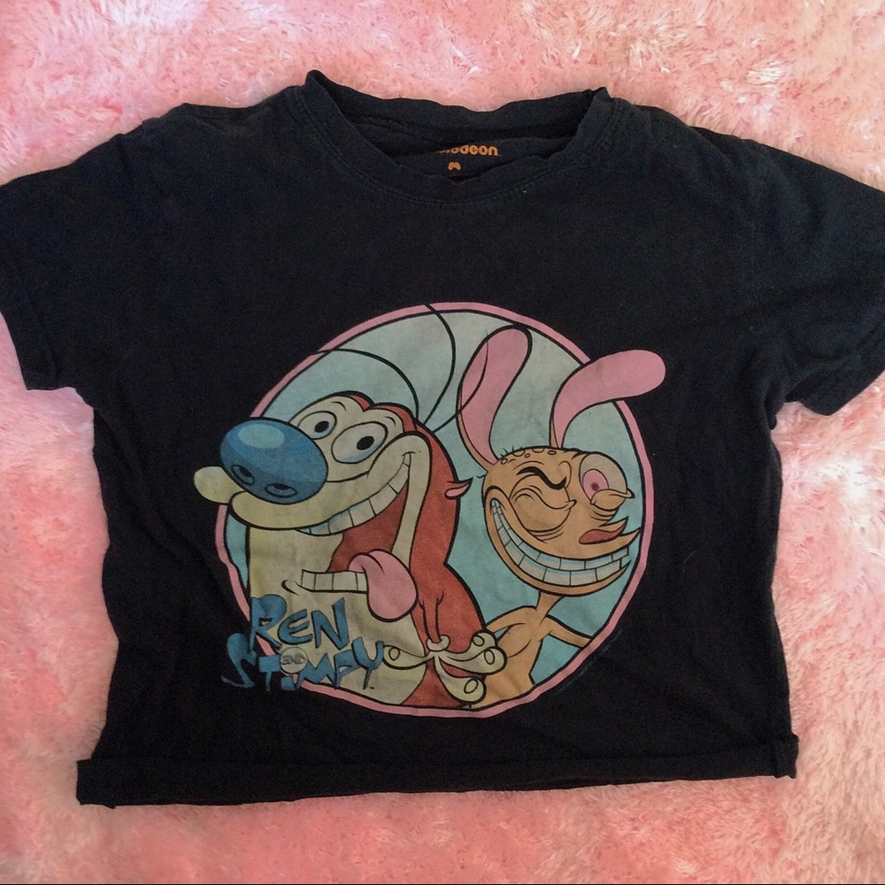 Vintage 90s ren & stimpy top